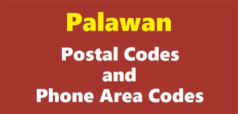 Palawan ZIP Codes/Postal Codes and Phone Area .